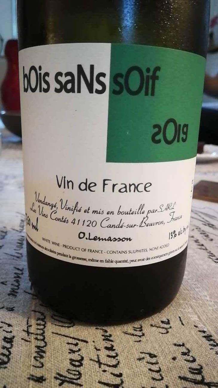 BOis saNs sOif - Les Vins Contés (CLOSED) - Olivier Lemasson (CLOSED) 
