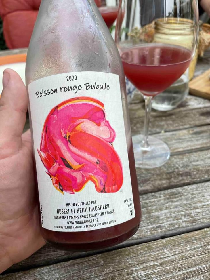 Boisson Rouge Bubulle - Vin Hausherr - Hubert & Heidi Hausherr 