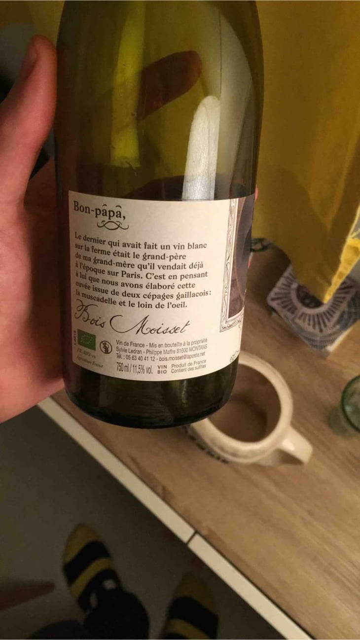 Bon-Papa - Domaine Ferme Bois Moisset - Sylvie & Philippe Maffre 