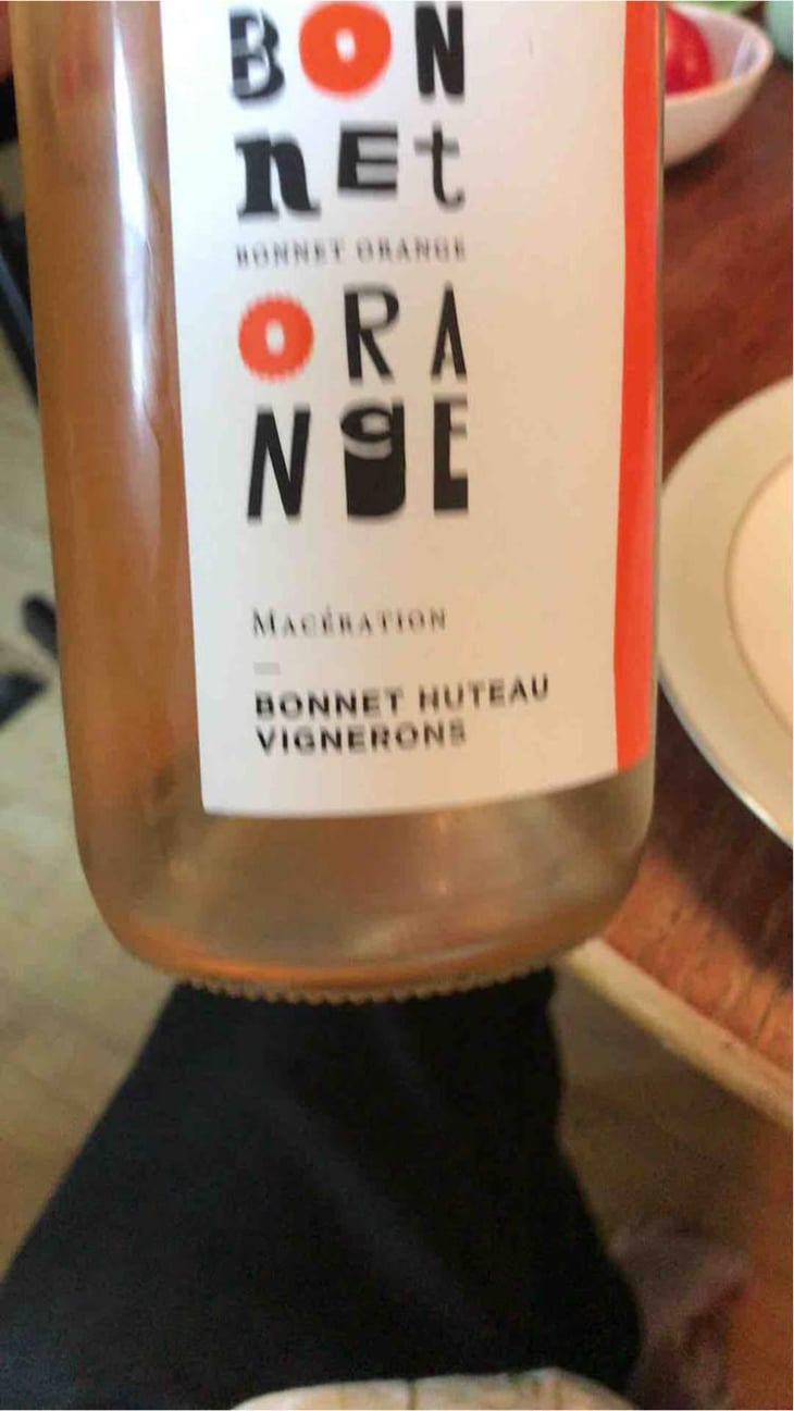 Bonnet Orange - Domaine Bonnet-Huteau - Jean-Jacques Bonnet & Vincent Pineau -2020