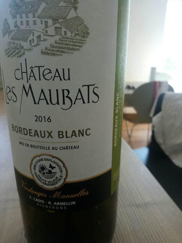 Bordeaux Blanc - Château Les Maubats - Robert Armellin & Christophe Cadis 