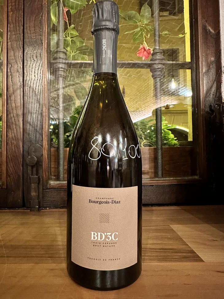 BD'3C - Brut Nature - Champagne Bourgeois-Diaz - Jérôme & Charlotte Bourgeois -2017