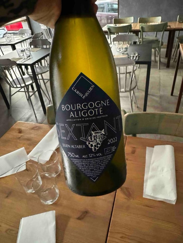 Bourgogne Aligoté - Sextant - Julien Altaber & Carole Schwab 