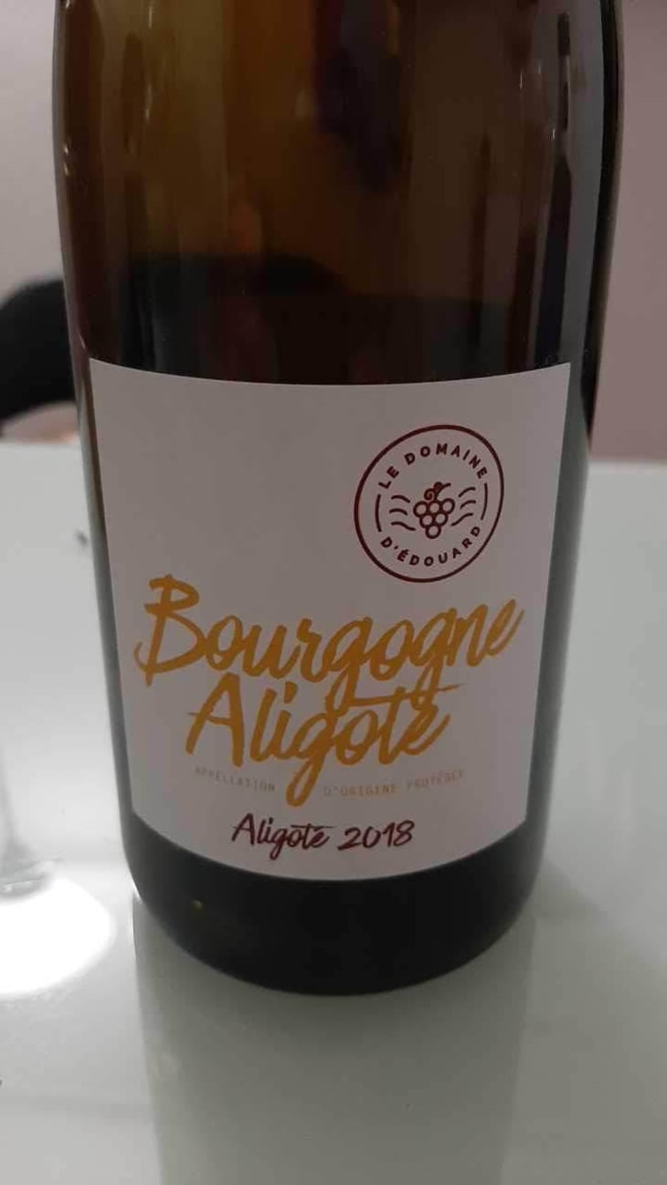 Bourgogne Aligoté 2018 - Domaine d'Edouard - Édouard Lepesme 