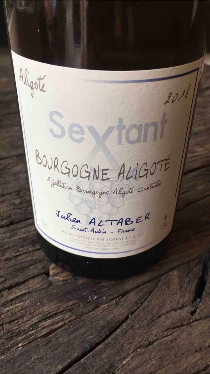 Bourgogne Aligoté - Sextant - Julien Altaber & Carole Schwab 