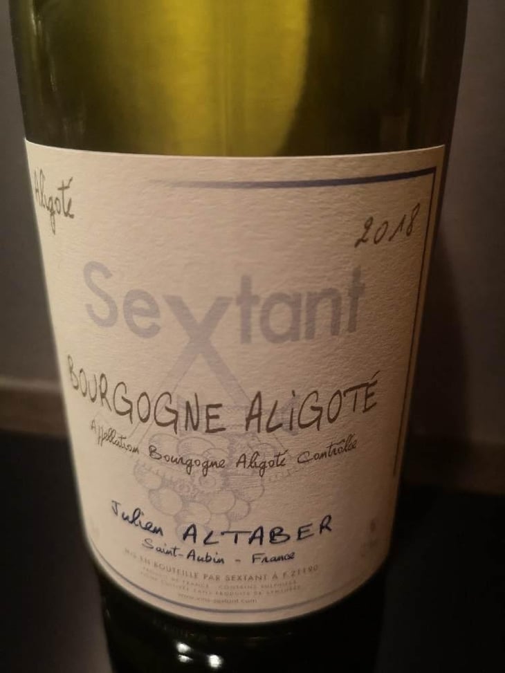 Bourgogne Aligoté - Sextant - Julien Altaber & Carole Schwab 
