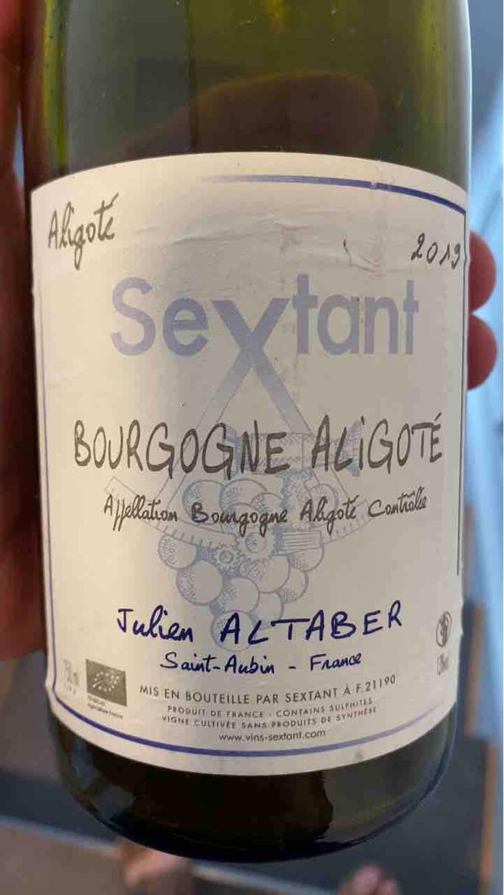 Bourgogne Aligoté - Sextant - Julien Altaber & Carole Schwab 
