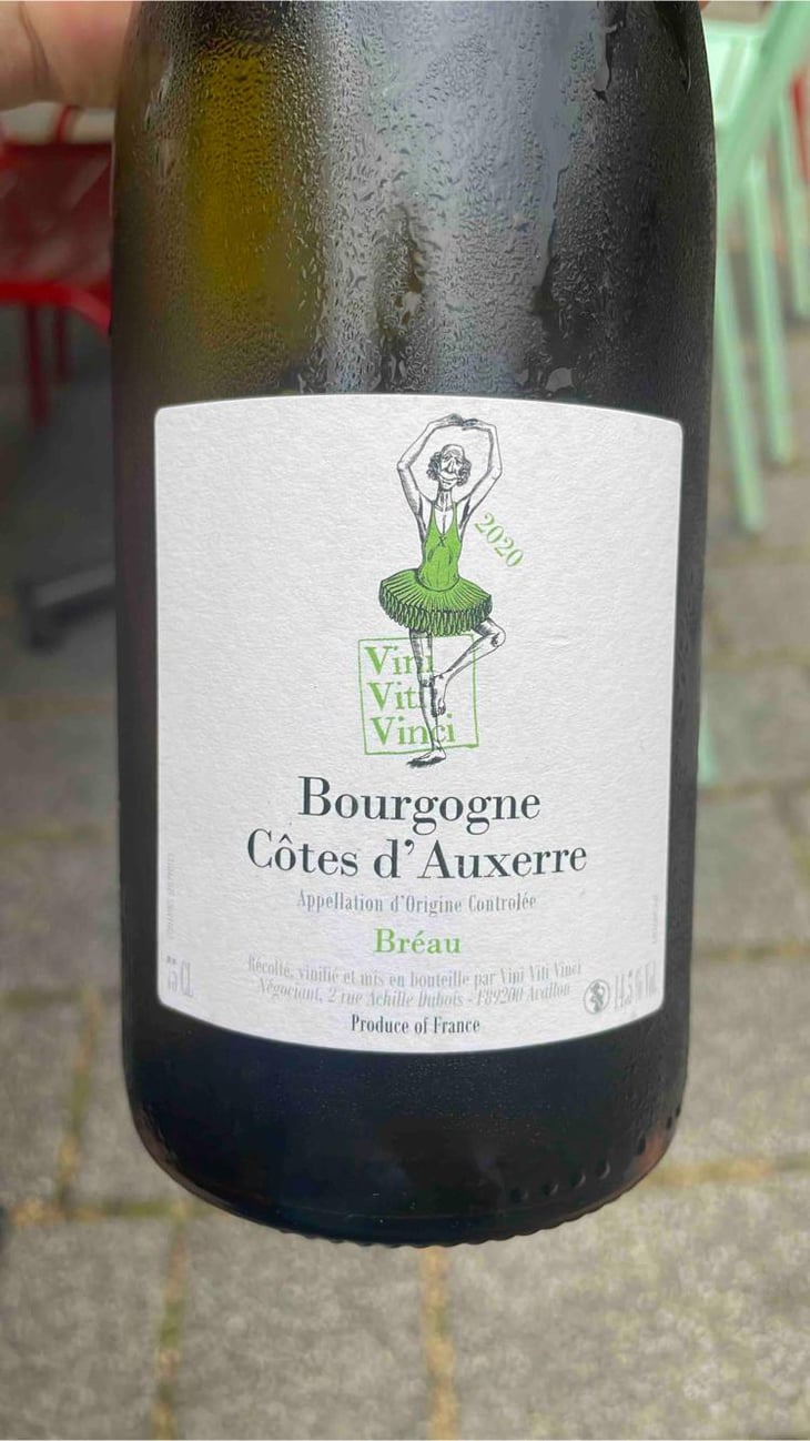 Bourgogne Aligoté - "Bréau" - Vini Viti Vinci - Nicolas Vauthier "Kikro" 