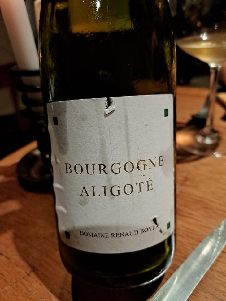 Bourgogne Aligoté Nature - Domaine Renaud Boyer - Renaud Boyer 