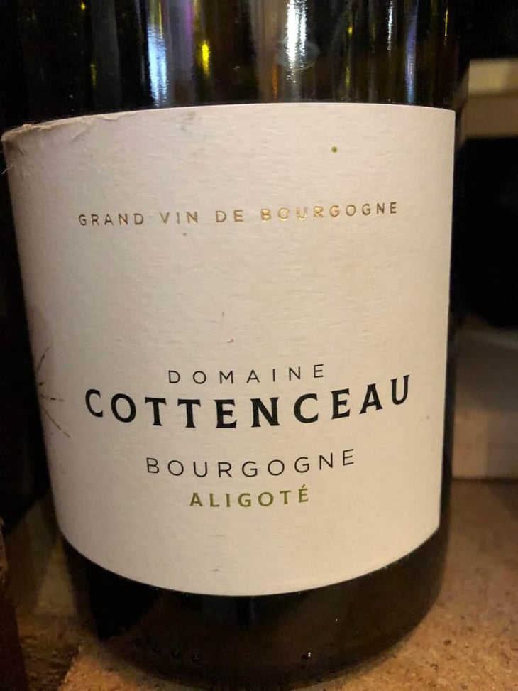 Bourgogne Aligoté - Domaine Cottenceau - Maxime Cottenceau 