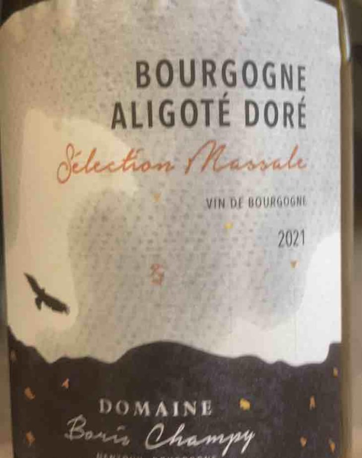 Bourgogne Aligoté Doré Sélection Massale - Domaine Boris Champy - Boris Champy -2020
