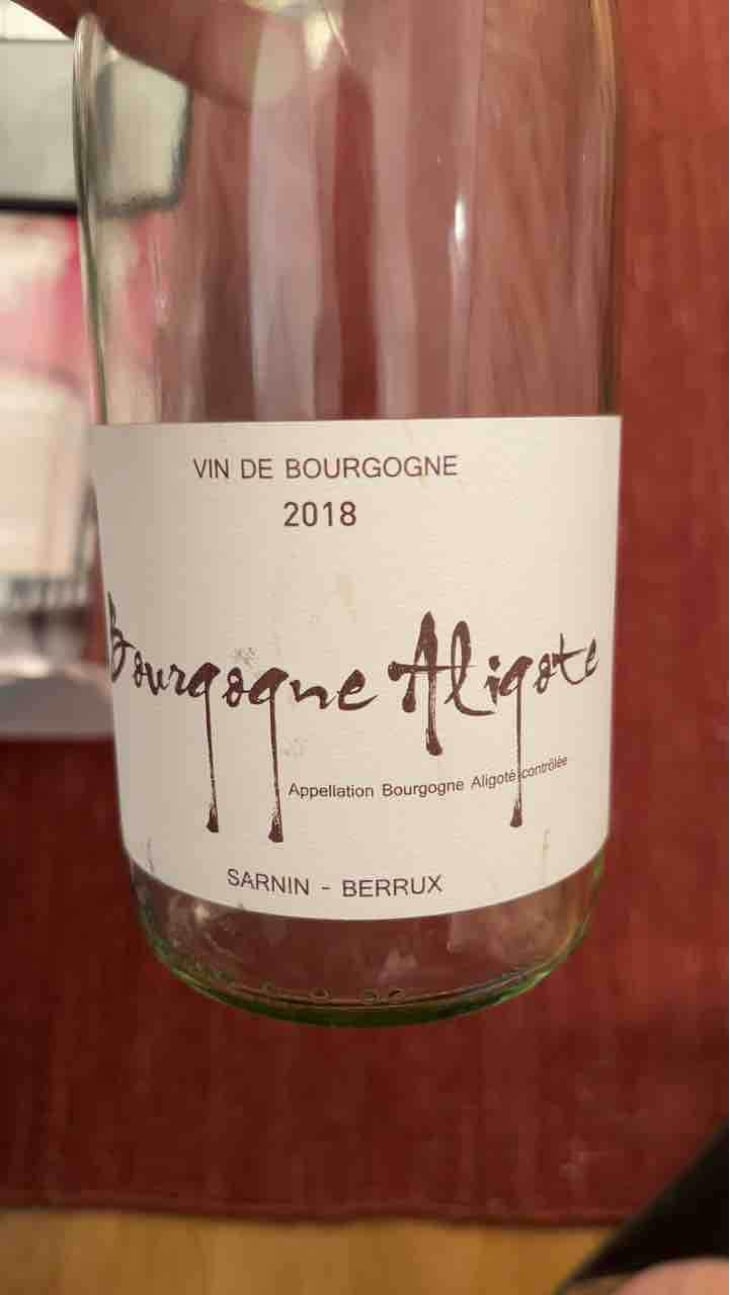 Bourgogne Aligoté - Sarnin-Berrux - Jean-Pascal Sarnin & Jean-Marie Berrux 