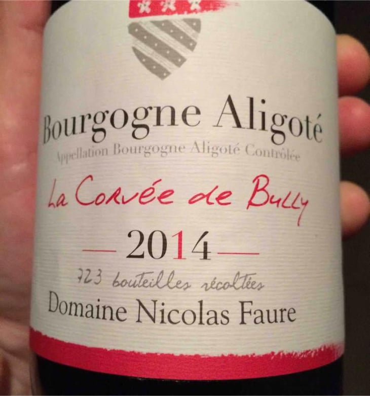 Bourgogne Aligoté La Corvée De Bully - Domaine Nicolas Faure - Nicolas Faure 