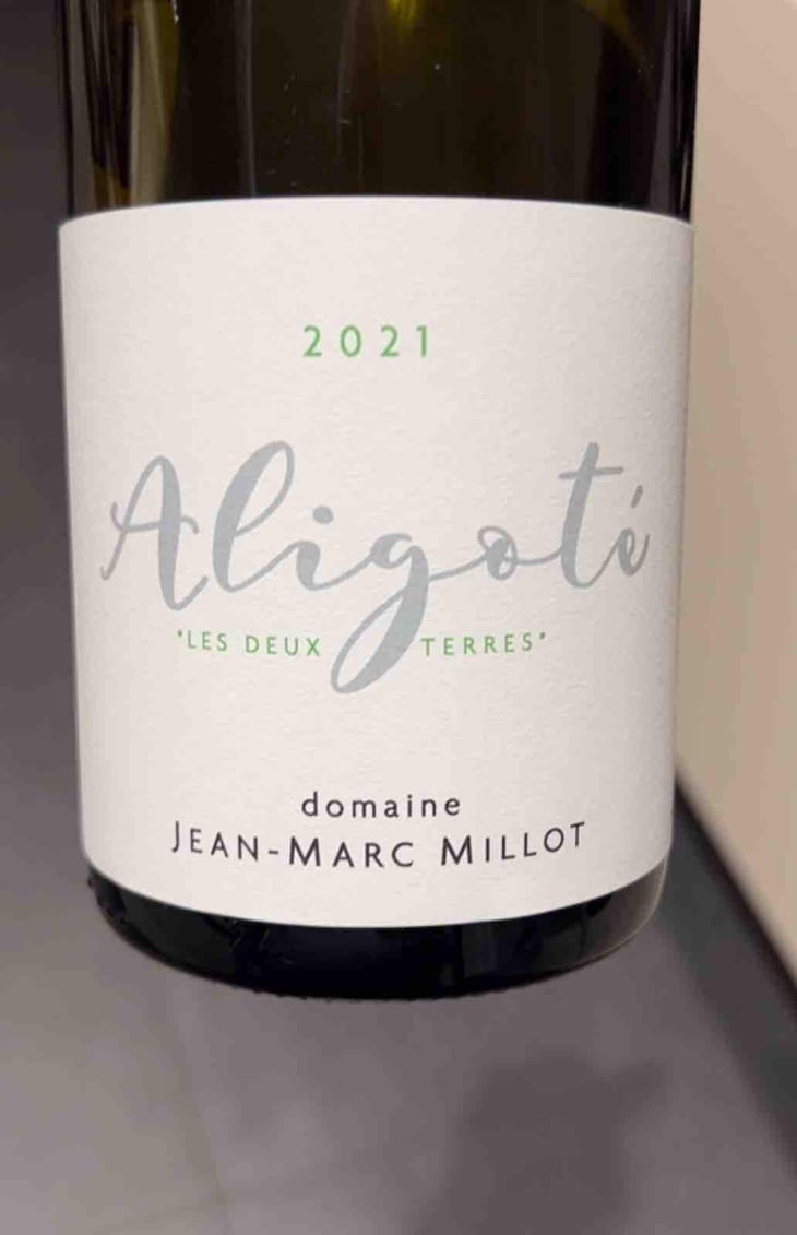 Bourgogne aligoté « Les 2 terres » - Domaine Jean-Marc Millot - Alix Millot -2021
