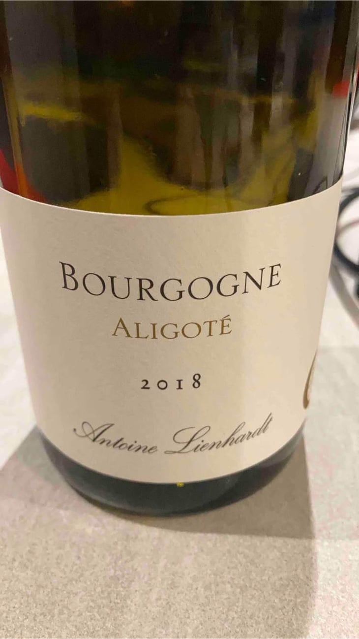 Bourgogne Aligoté - Antoine Lienhardt - Antoine Lienhardt 