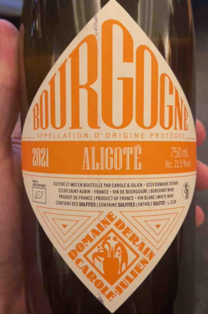 Bourgogne Aligoté - Domaine Derain - Julien Altaber & Carole Shwab, Domique Derain 