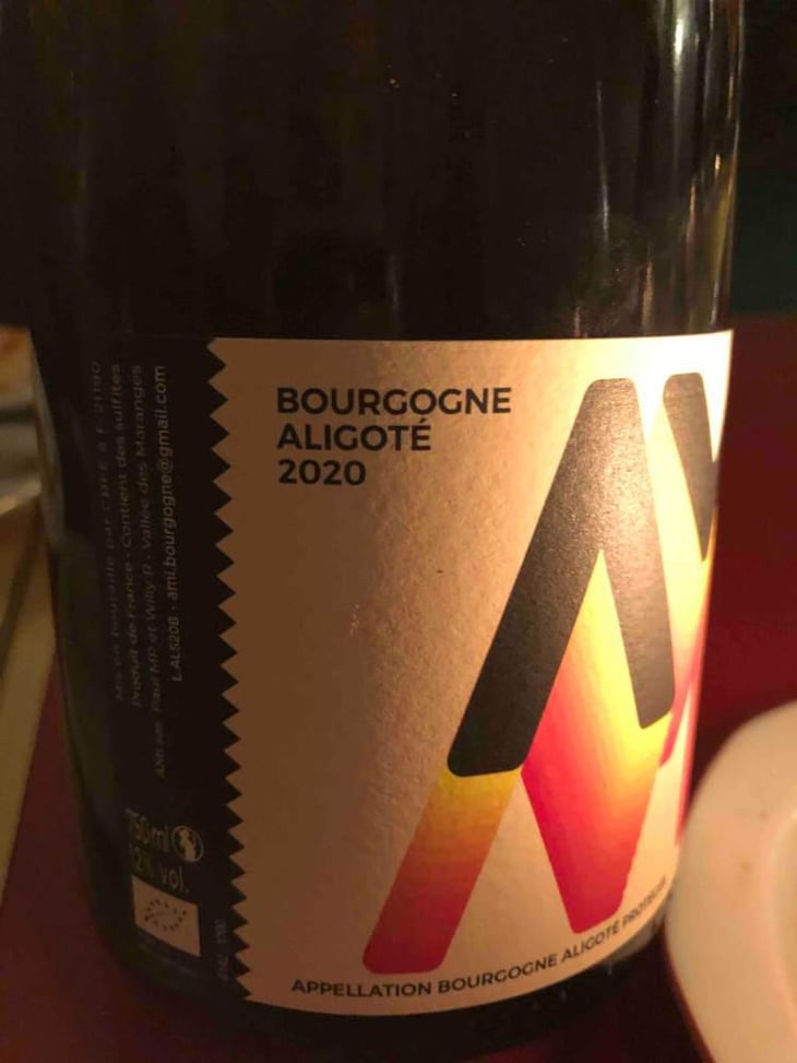 Bourgogne Aligoté - Domaine Ami - Paul Marchand-Perarnau & Willy Roulendes 