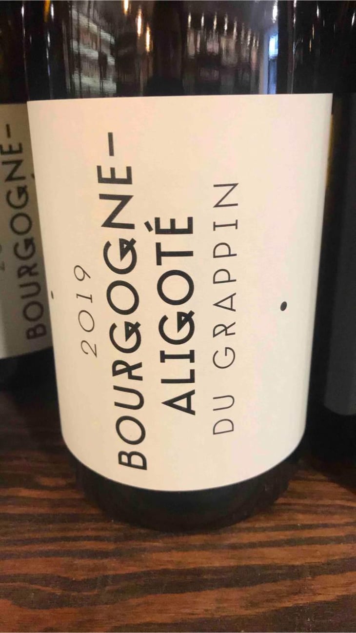 Bourgogne Aligoté - Le Grappin - Andrew & Emma Nielsen 