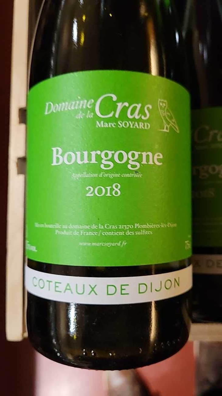 Bourgogne (blanc) - Domaine de la Cras - Marc Soyard 