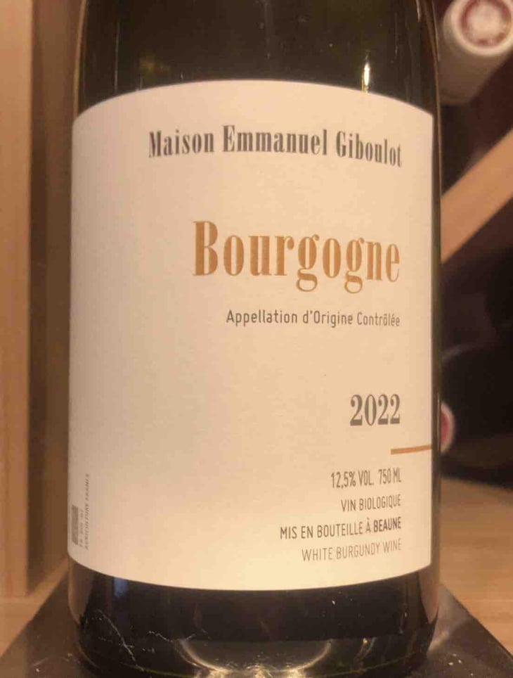 Bourgogne Blanc - Domaine Emmanuel Giboulot - Emmanuel Giboulot 