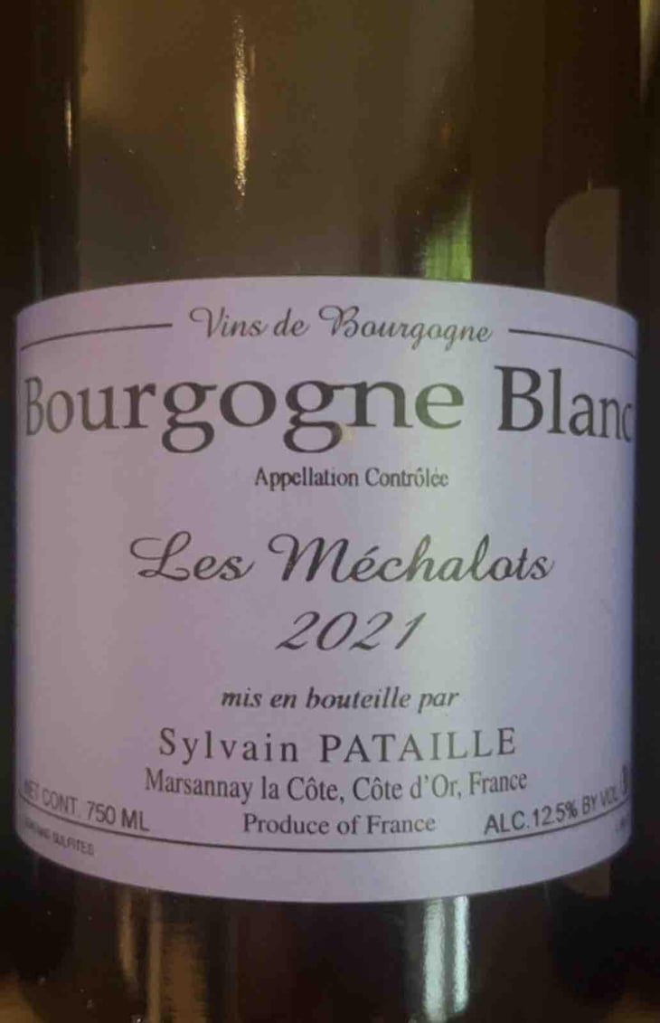 Bourgogne Blanc Les Mechalots - Sylvain Pataille - Sylvain Pataille 