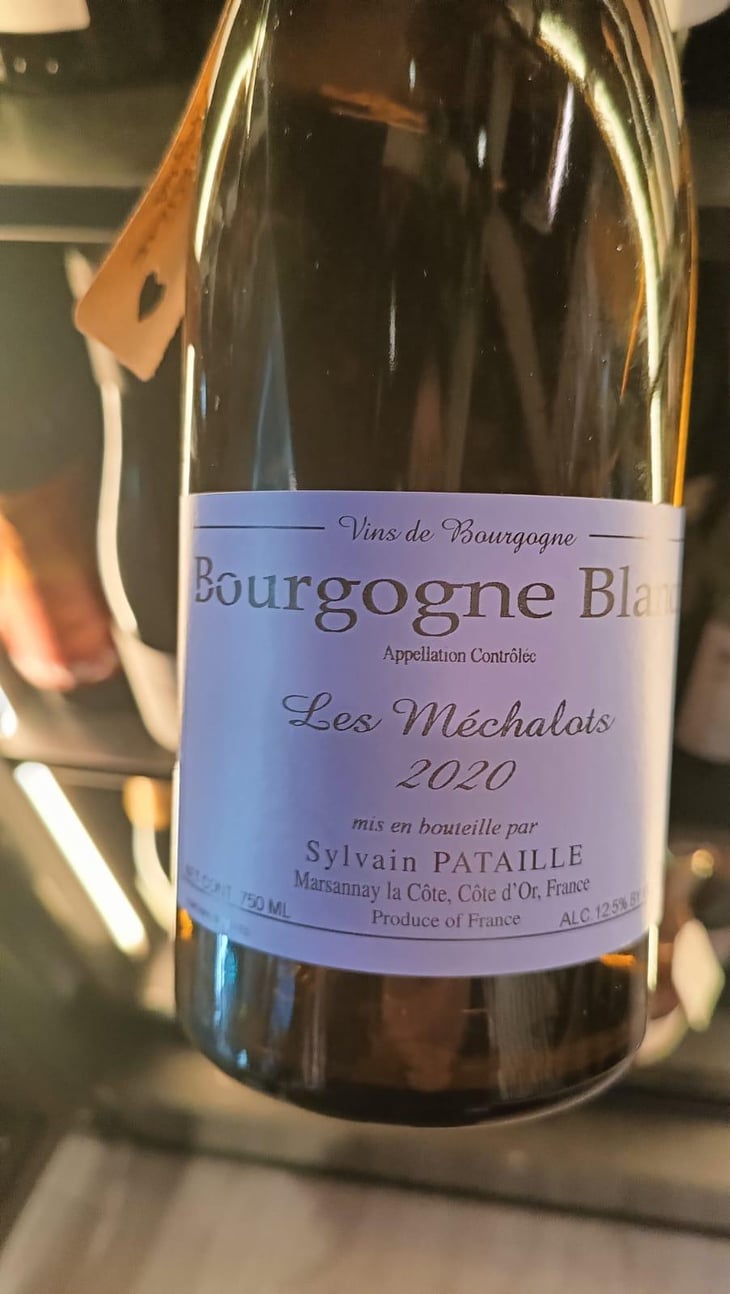 Bourgogne Blanc Les Mechalots - Sylvain Pataille - Sylvain Pataille 