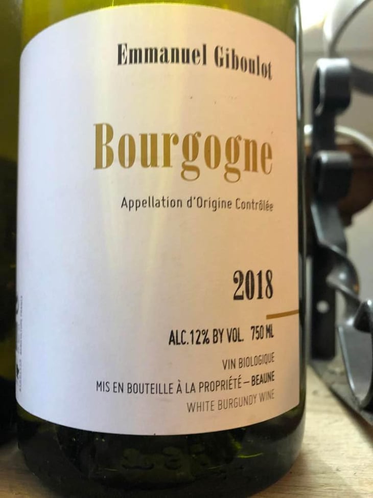 Bourgogne Blanc - Domaine Emmanuel Giboulot - Emmanuel Giboulot 