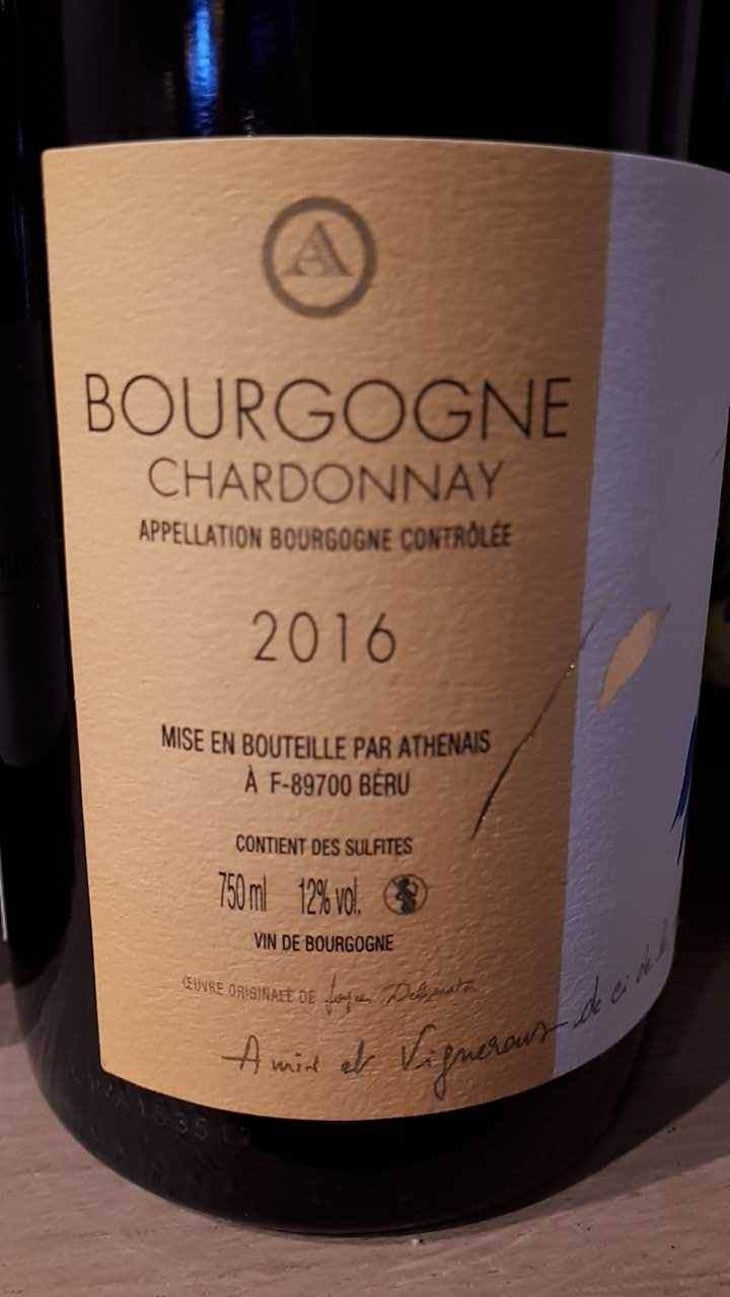 Bourgogne Chardonnay - Château de Béru - Athénaïs de Béru 
