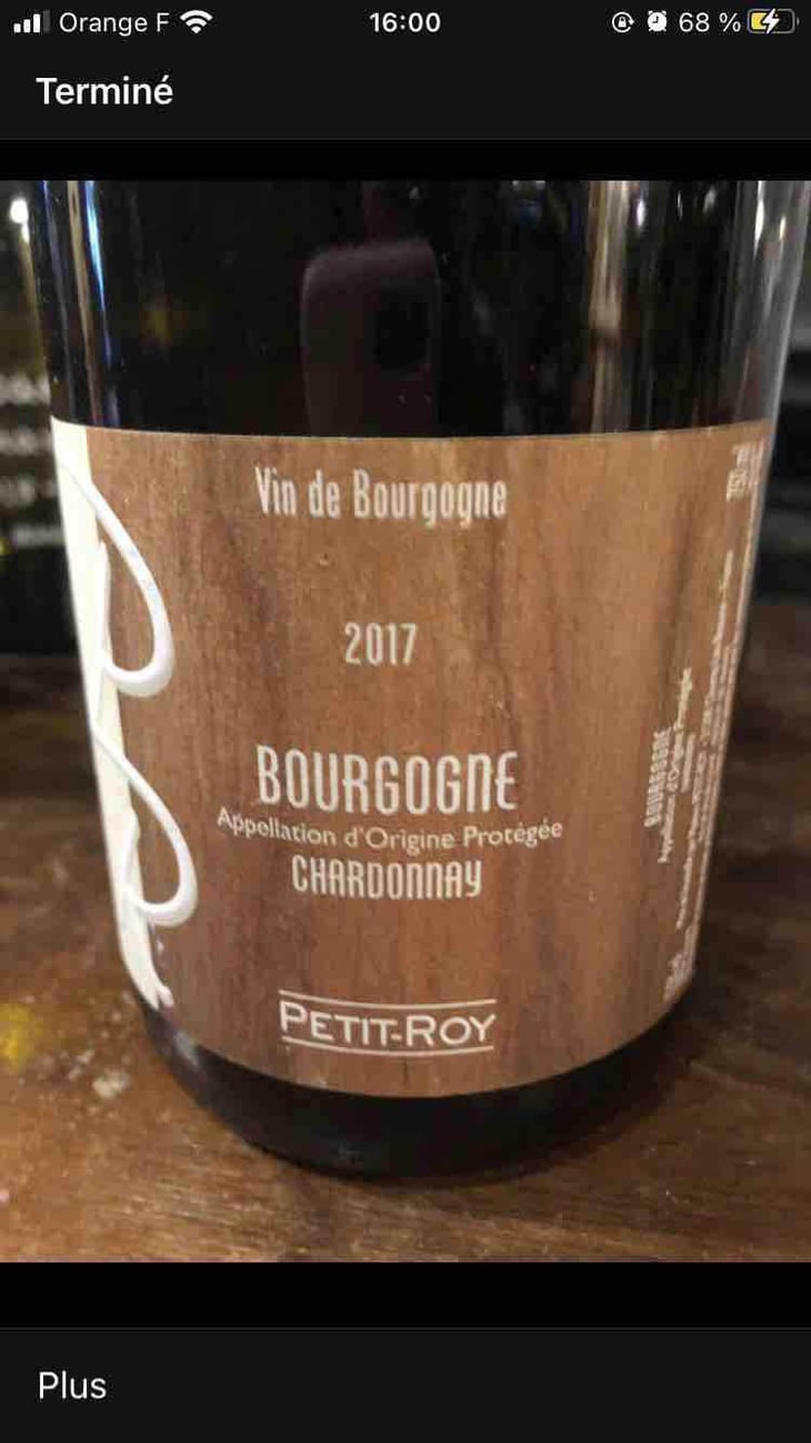 Bourgogne Chardonnay - Domaine Petit-Roy - Seiichi Saito 