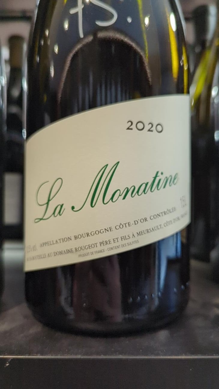 Bourgogne Côte d’Or Chardonnay La Monatine 2018 - Domaine Rougeot Père et Fils - Pierre-Henri & Marc Rougeot -2018