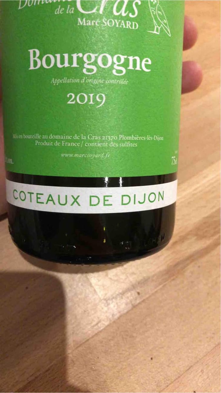 Bourgogne (blanc) - Domaine de la Cras - Marc Soyard 