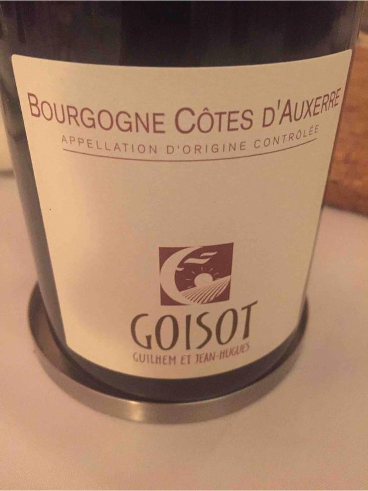 Bourgogne Côtes D’Auxerre (Rouge) - Domaine Goisot - Guilhem & Jean-Hugues Goisot 