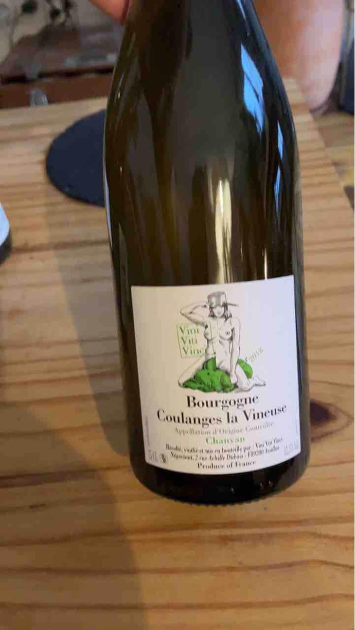 Bourgogne Coulanges La Vineuse "Chanvan" Blanc - Vini Viti Vinci - Nicolas Vauthier "Kikro" 