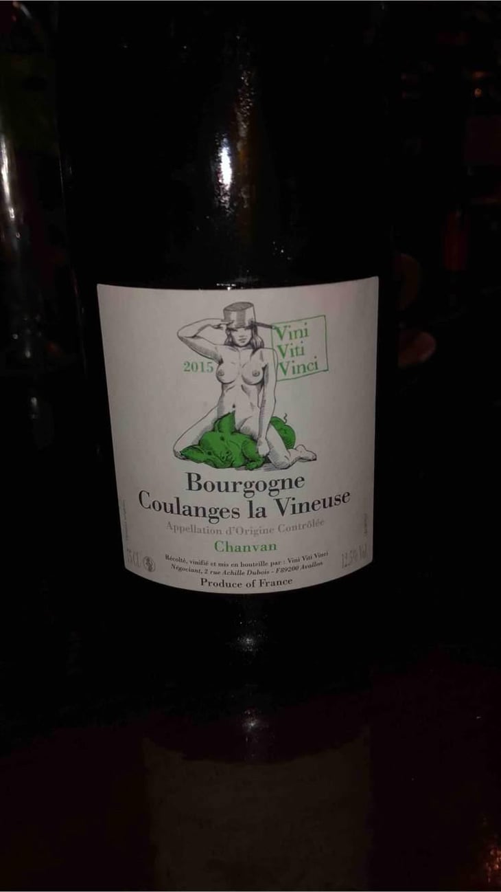 Bourgogne Coulanges La Vineuse "Chanvan" Blanc - Vini Viti Vinci - Nicolas Vauthier "Kikro" 