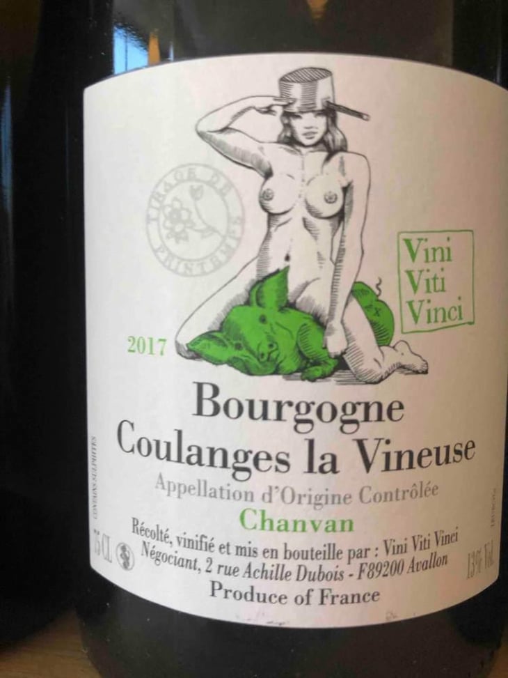 Bourgogne Coulanges La Vineuse "Chanvan" Blanc - Vini Viti Vinci - Nicolas Vauthier "Kikro" 