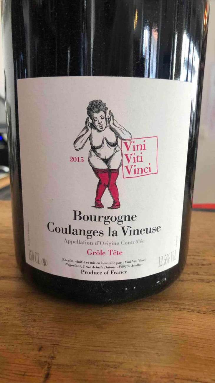 Bourgogne Coulanges la Vineuse "Grôle Tête" - Vini Viti Vinci - Nicolas Vauthier "Kikro" 