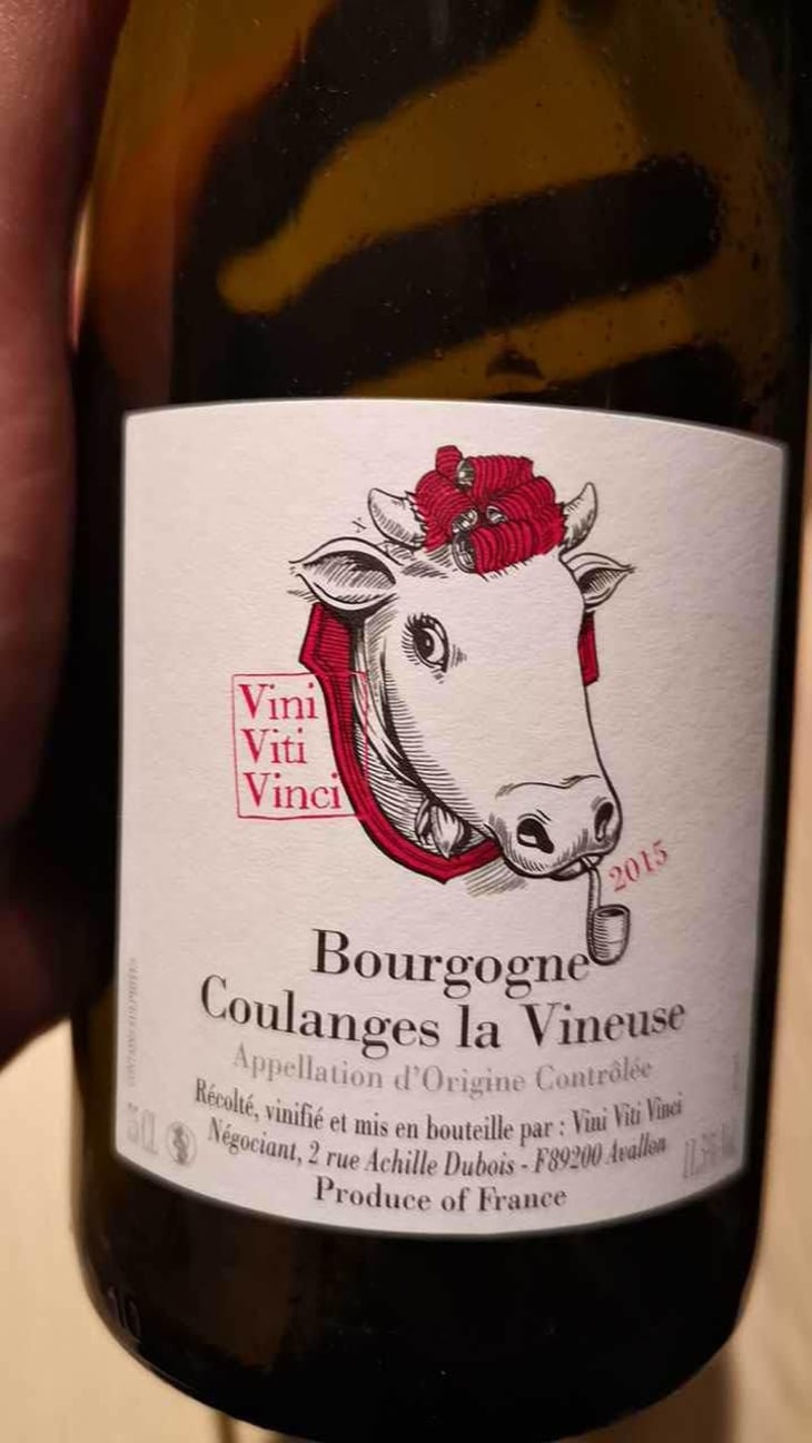 Bourgogne Coulanges La Vineuse - Vini Viti Vinci - Nicolas Vauthier "Kikro" 