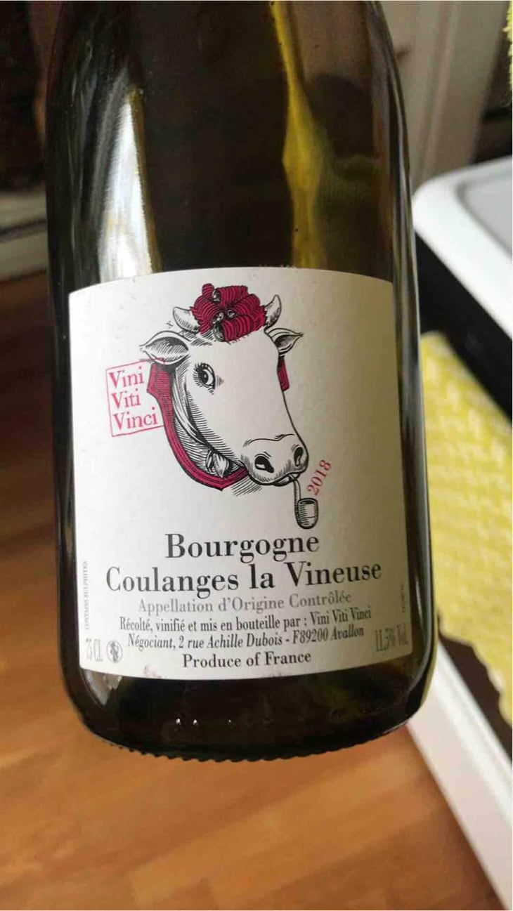 Bourgogne Coulanges La Vineuse - Vini Viti Vinci - Nicolas Vauthier "Kikro" 
