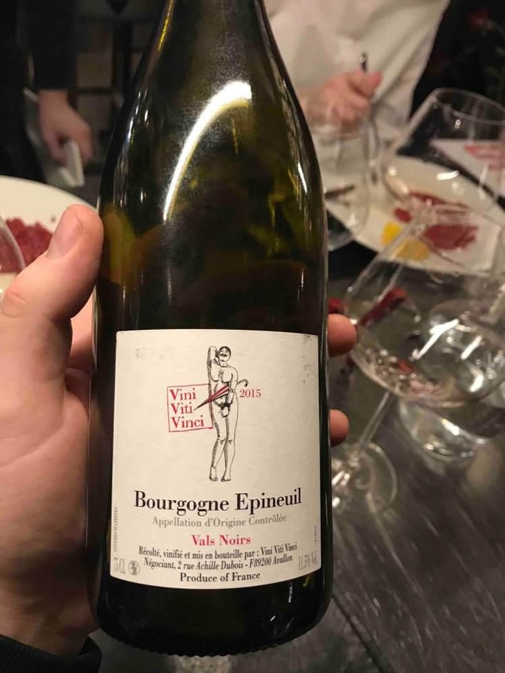 Bourgogne Epineuil "Vals Noir" - Vini Viti Vinci - Nicolas Vauthier "Kikro" 