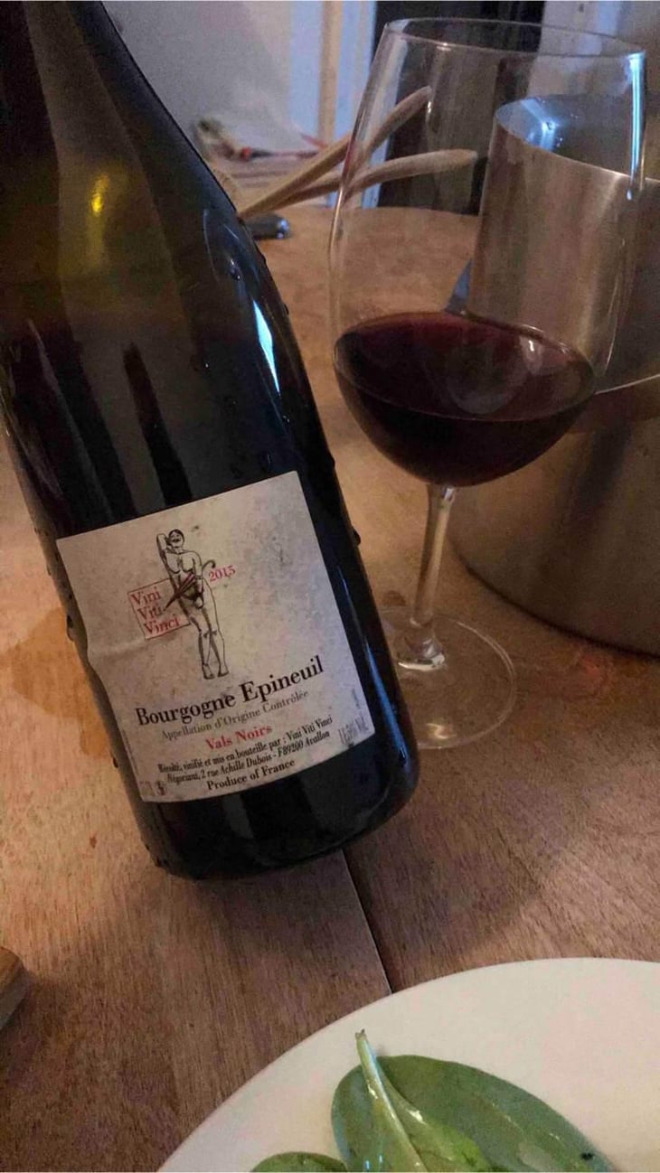 Bourgogne Epineuil "Vals Noir" - Vini Viti Vinci - Nicolas Vauthier "Kikro" 