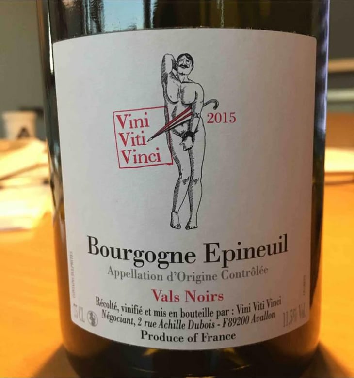 Bourgogne Epineuil "Vals Noir" - Vini Viti Vinci - Nicolas Vauthier "Kikro" 