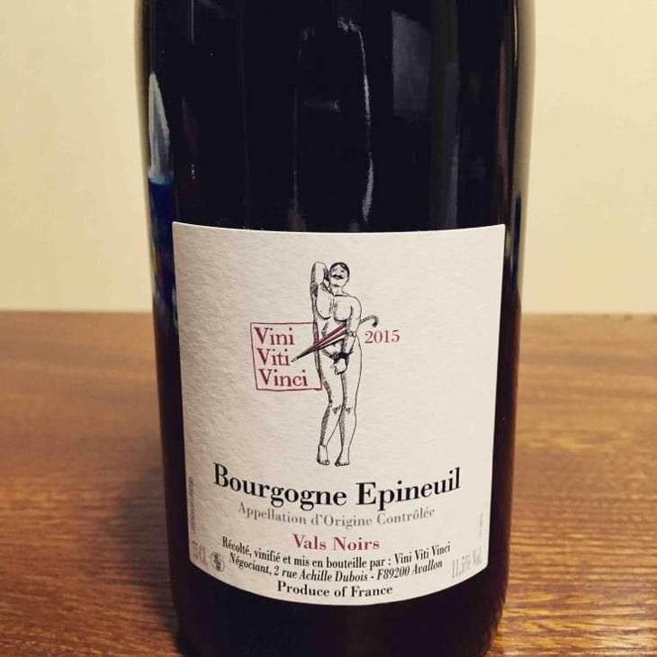 Bourgogne Epineuil "Vals Noir" - Vini Viti Vinci - Nicolas Vauthier "Kikro" 