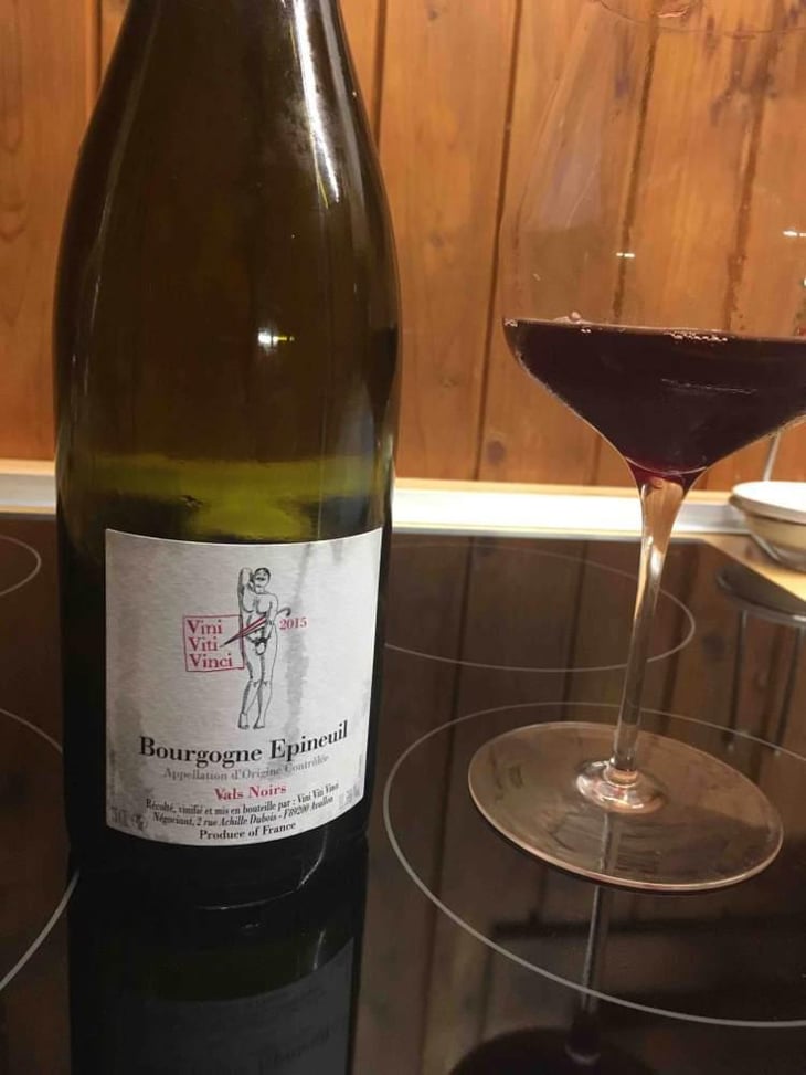 Bourgogne Epineuil "Vals Noir" - Vini Viti Vinci - Nicolas Vauthier "Kikro" 