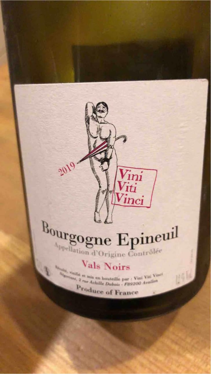 Bourgogne Epineuil "Vals Noir" - Vini Viti Vinci - Nicolas Vauthier "Kikro" 