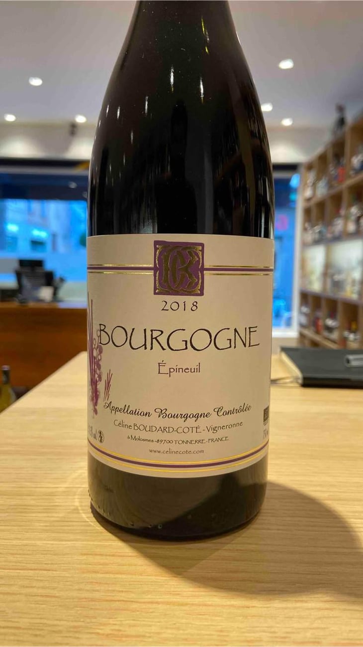 Bourgogne Épineuil - Céline Coté - Céline Boudard-Coté -2018