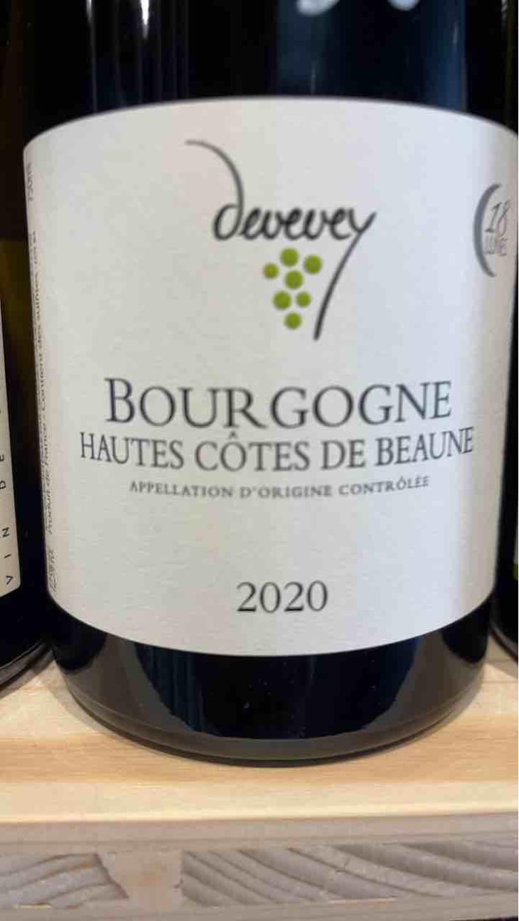 Bourgogne Haute Côte De Beaune - Devevey - Jean-Yves Devevey 