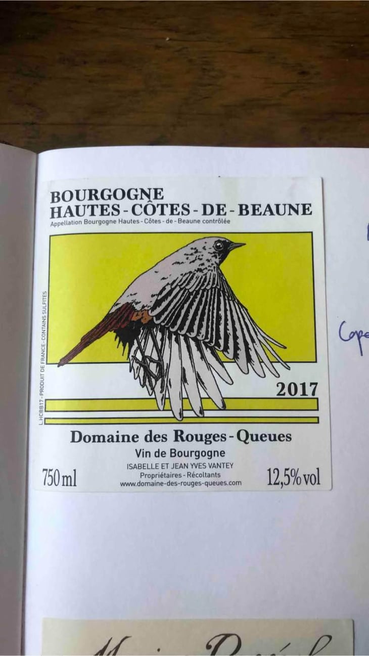 Bourgogne Hautes-Côtes de Beaune (Blanc) - Domaine des Rouges-Queues - Isabelle & Jean-Yves Vantey 