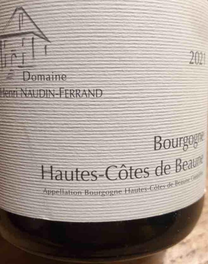 Bourgogne Hautes-Côtes de Beaune - Domaine Henri Naudin-Ferrand - Claire Naudin 