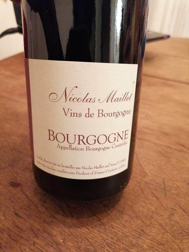 Bourgogne - Nicolas Maillet - Nicolas Maillet 