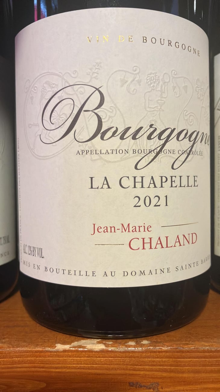 Bourgogne la chapelle - Jean Marie Chaland - Jean-Marie Chaland -2021